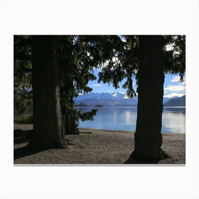 Lake Wanaka New Zealand Canvas PrintM by Mitsy