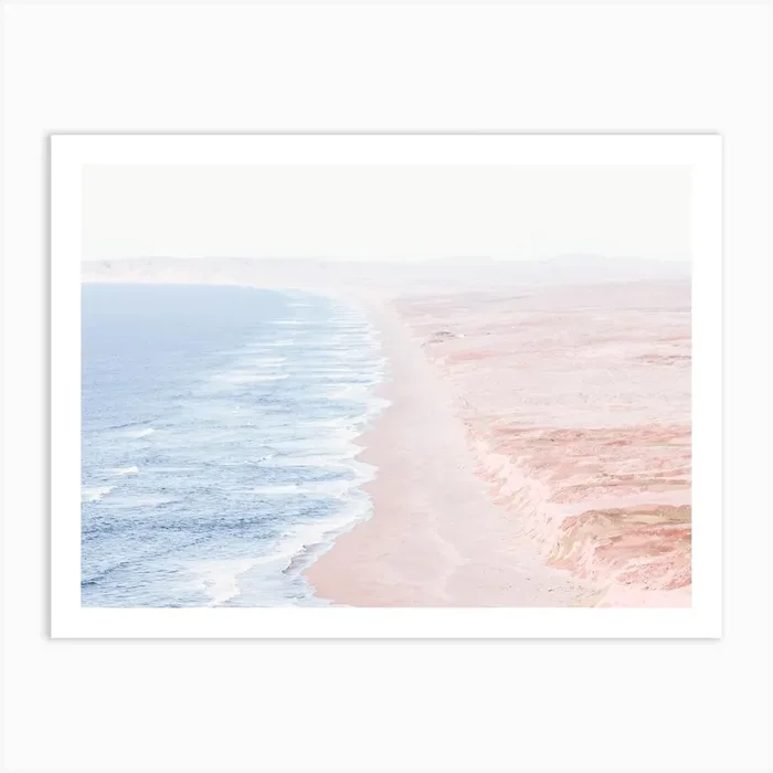 Land And Water Art Print by Lindsey Erin