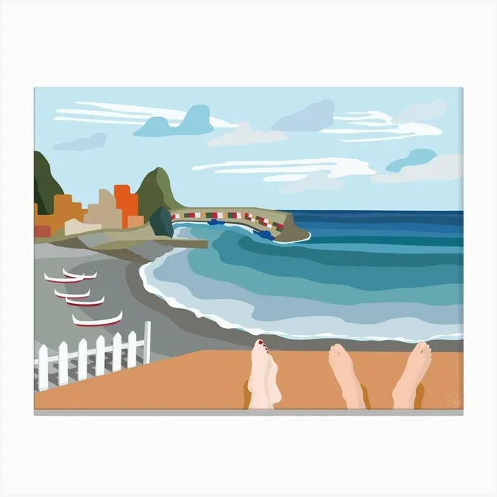 Lanyu Coast Canvas Print by SYChen Design