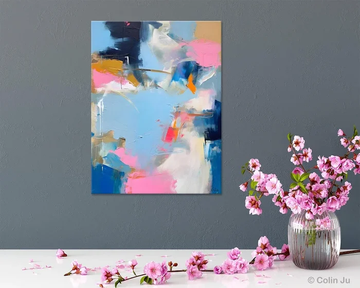 Large Modern Canvas Wall Paintings, Original Abstract Art, Large Wall Art Painting for Living Room, Contemporary Acrylic Painting on Canvas