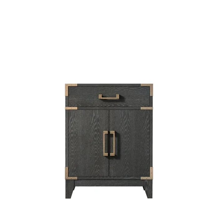 Laurel 24 in W x 18 in D Black Oak Single Bath Vanity