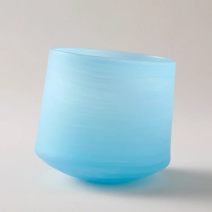 Leaning Bowl – Aqua Blue