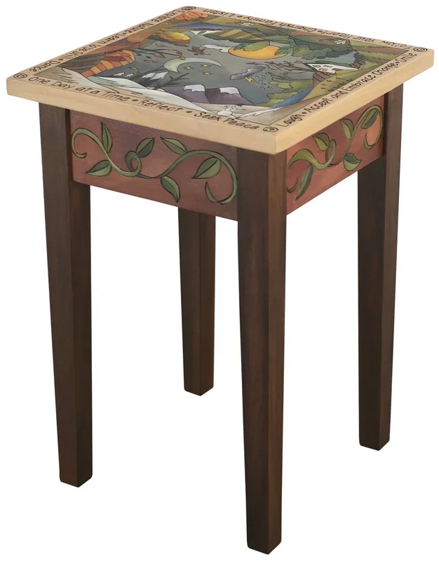 Learn to Be Still End Table