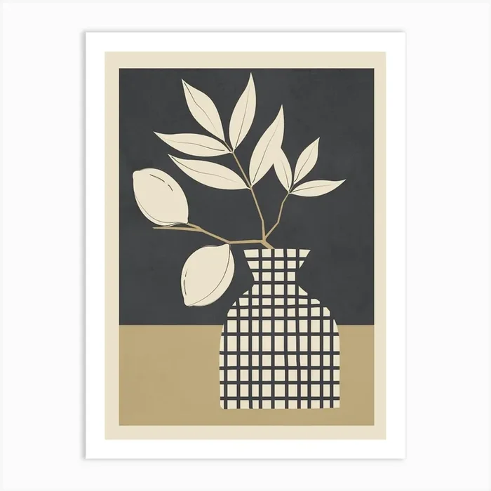 Lemon Stillness 1 Art Print by Nadja