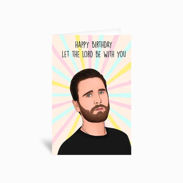 Let The Lord Be With You Birthday Greetings Card by Poppy and Mabel