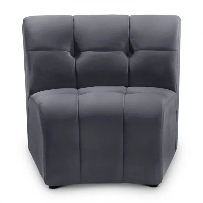 Limitless Velvet Upholstered Modular Chair