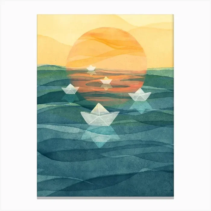 Little Journeys Canvas Print by Uba’s World