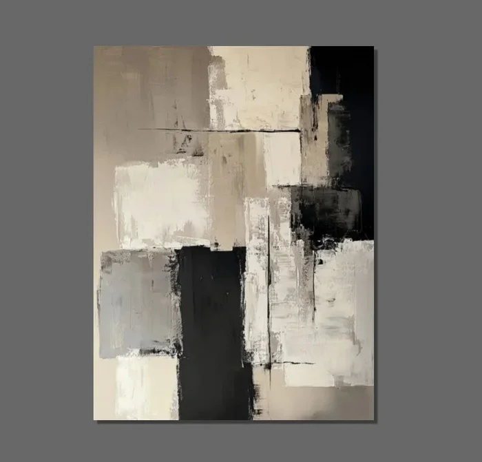 Living Room Wall Painting, Modern Artwork, Large Canvas Painting, Contemporary Wall Painting, Acrylic Painting for Dining Room