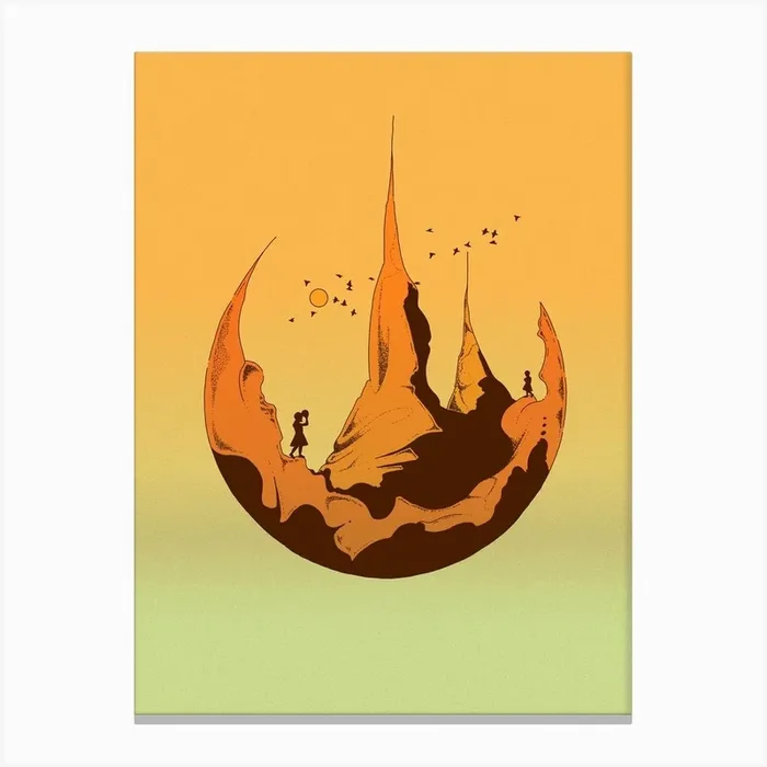 Look Overhead Canvas Print by Marty Millar