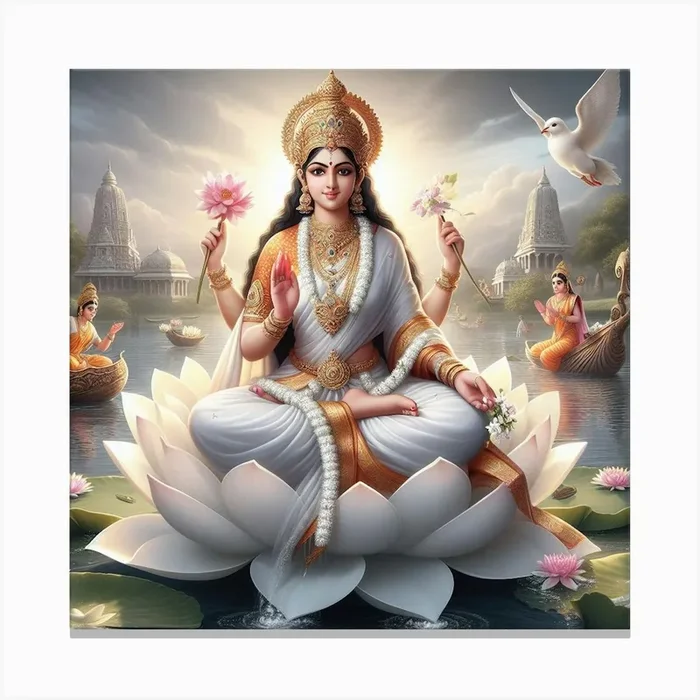 Lord Ganesha 1 Canvas Print by The Divine Shop by Tharani Jaiprakash