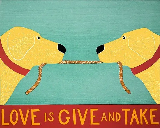 Love Is Give and Take – Giclee Print