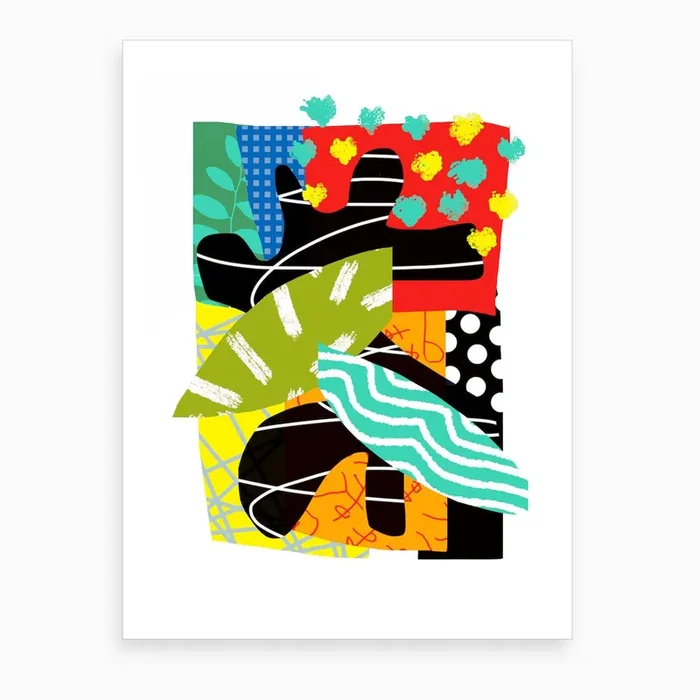 Malibu Polka 4 Art Print by Studiokedika