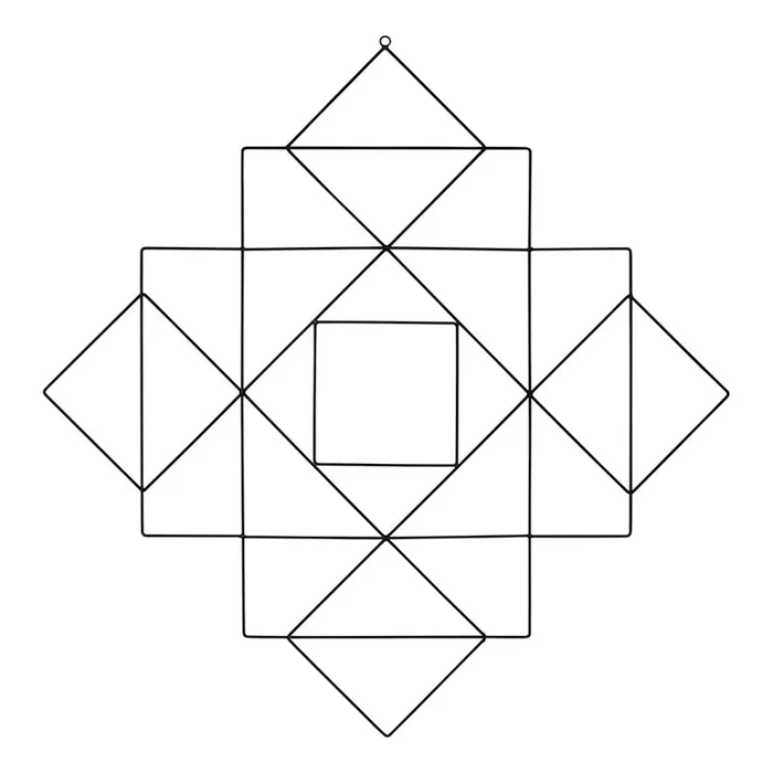 Mandala Sculpture Black Diamond