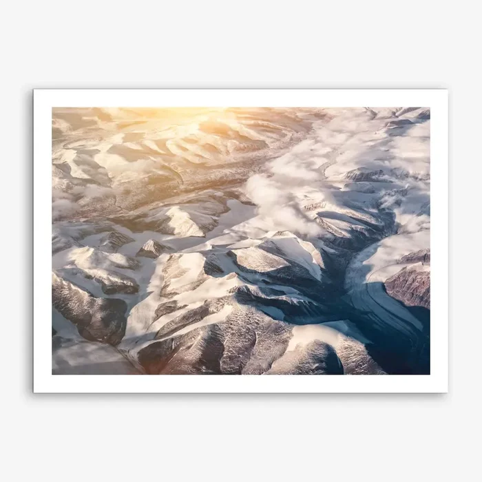 Mania Landscapes Raw 6 Nanortalik Art Print by Mania Print Collection
