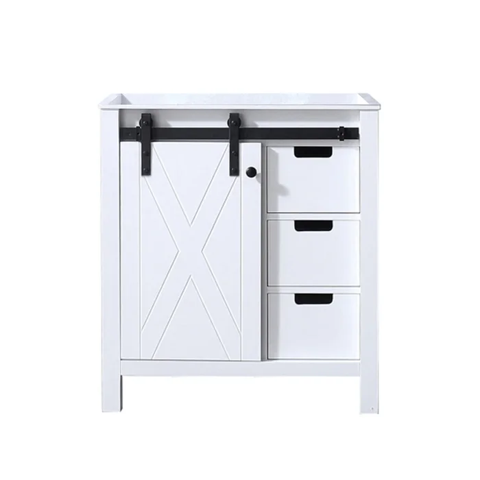 Marsyas 30 in W x 22 in D White Bath Vanity