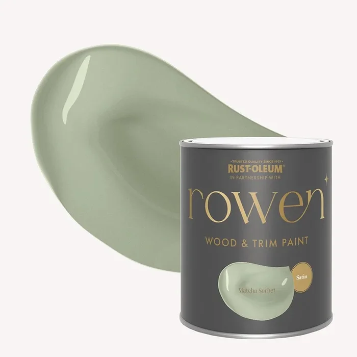Matcha Sorbet Green Satin Wood & Trim Paint – 750ml