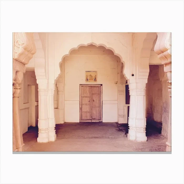 Mehrangarh Fort Door Canvas Print by Lindsey Erin