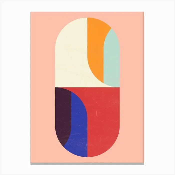 Mid Century Bombocas 2 Canvas Print by Susana Paz