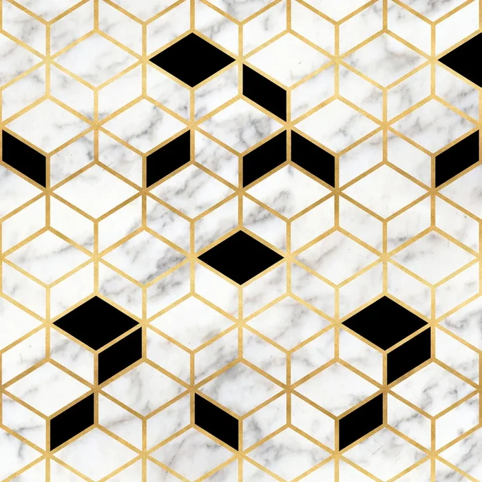 Midcentury Modern Marble Cubes