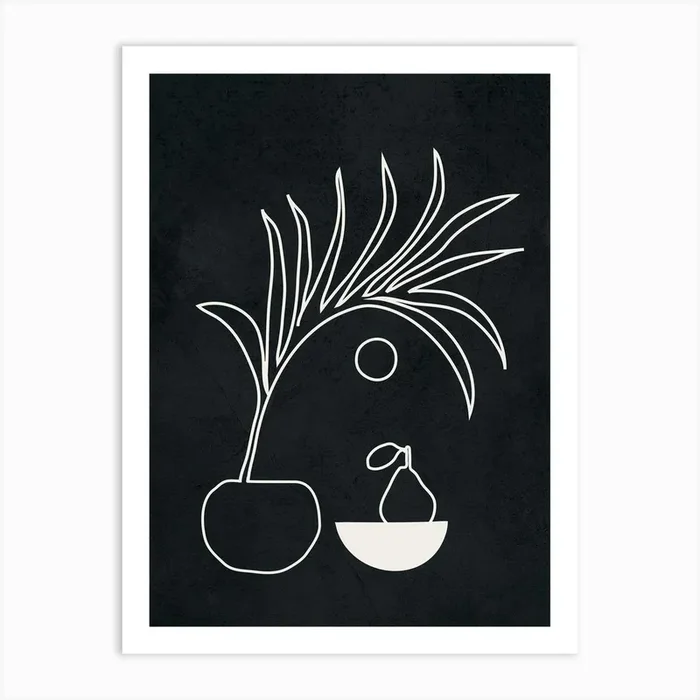 Minimal Abstract Art 1 1 Art Print by Nadja