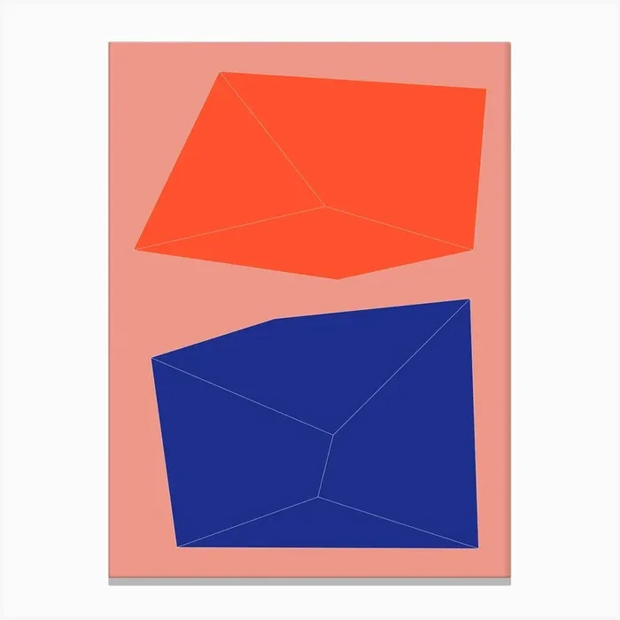 Minimal Geometry 10 Canvas Print by Pascal Deckarm