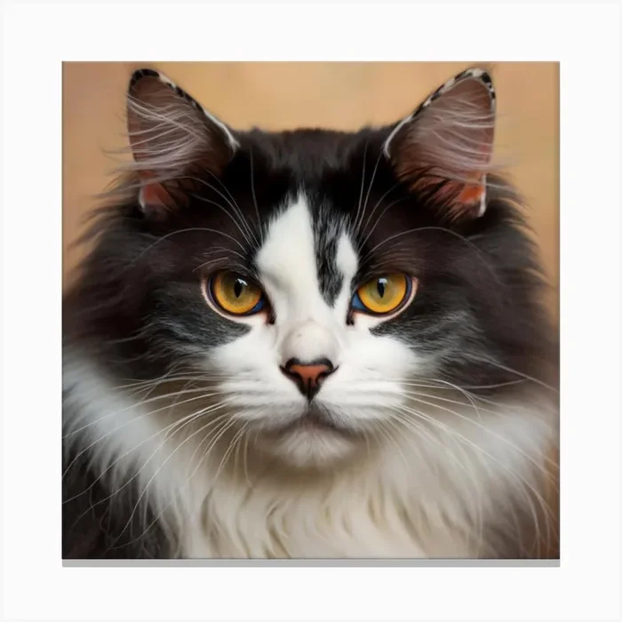 Miss Lucia A Beloved Cat Canvas PrintL by LuciaGeorge