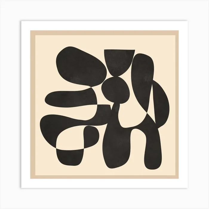 Modern Art Form 4 Art Print by Nadja