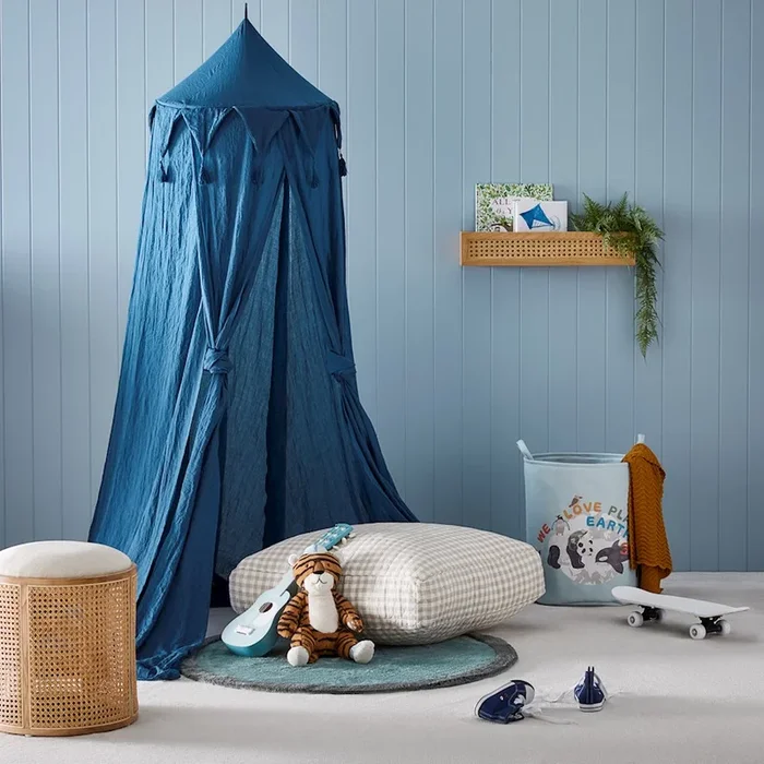 Moroccan Dream Navy Novelty Canopy