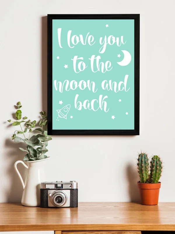 Motivational Theme Framed Art Print, For Wall Decor Size – 13.5 x 17.5 Inch