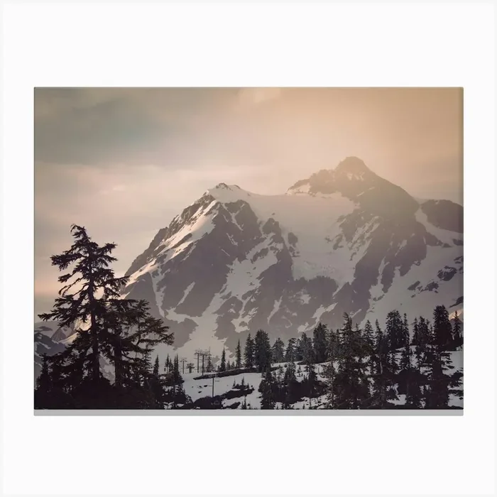 Mount Shuksan Sunset Dreams – Nature Photography Canvas PrintN by NatureMagick