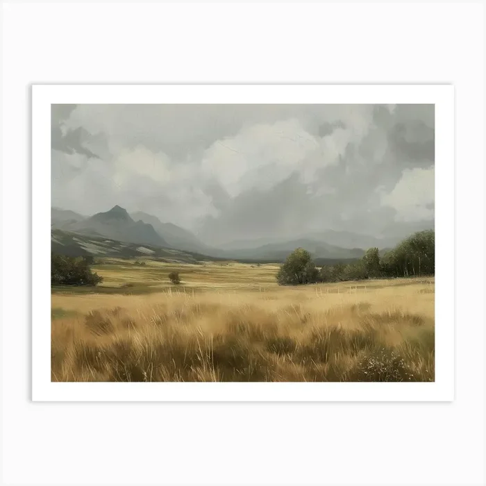 Mountain Meadow 2 Art Print by Regis Artworks
