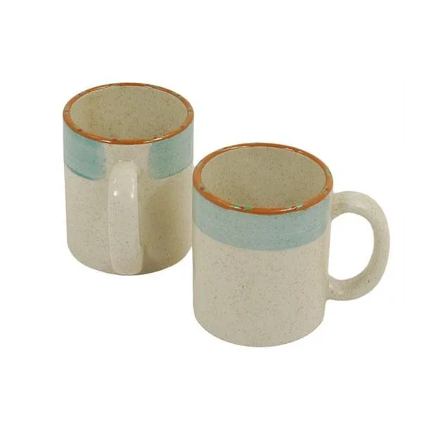 Mug Set – Set of 4 – Turquoise & Burnt Orange | Sedona
