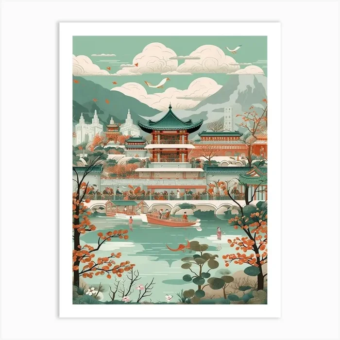 National Palace Museum Taipei Art Print by The Art of Adventure