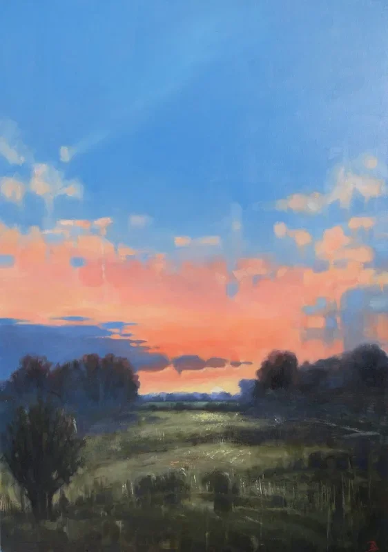 Near the end of the day (2025) Oil painting by Kerry Lisa Davies
