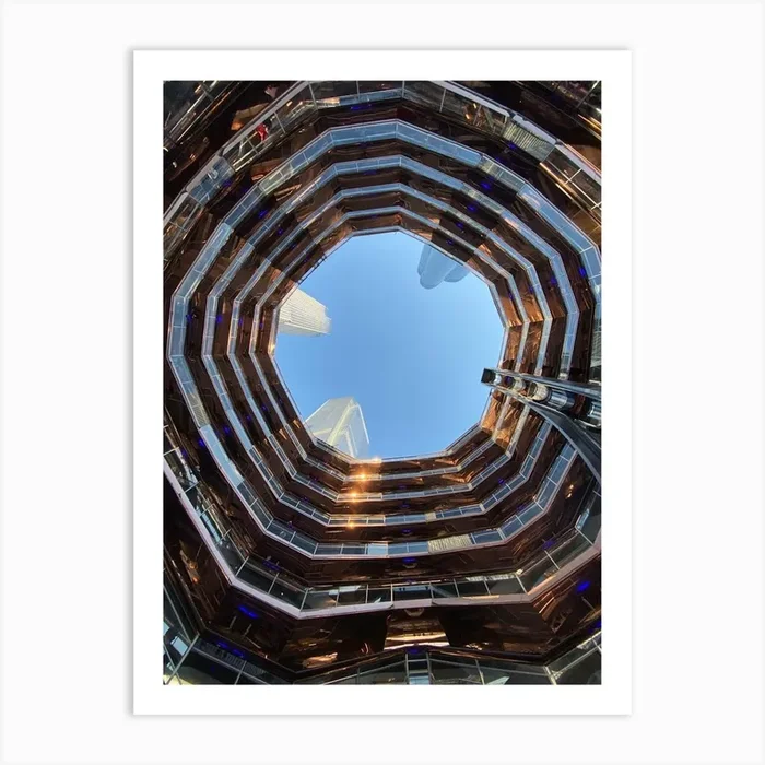New York Beehive Skyscraper View Art Print by PhotograFleur