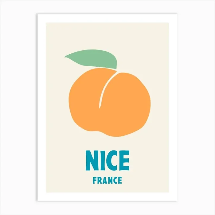 Nice, France, Graphic Style Poster 4 Art Print by Mambo