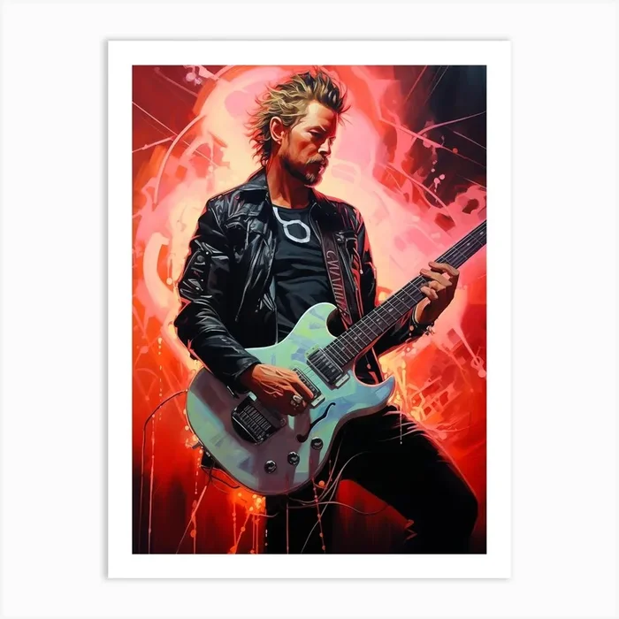 Nickelback (1) Art Print by ftoreycynae