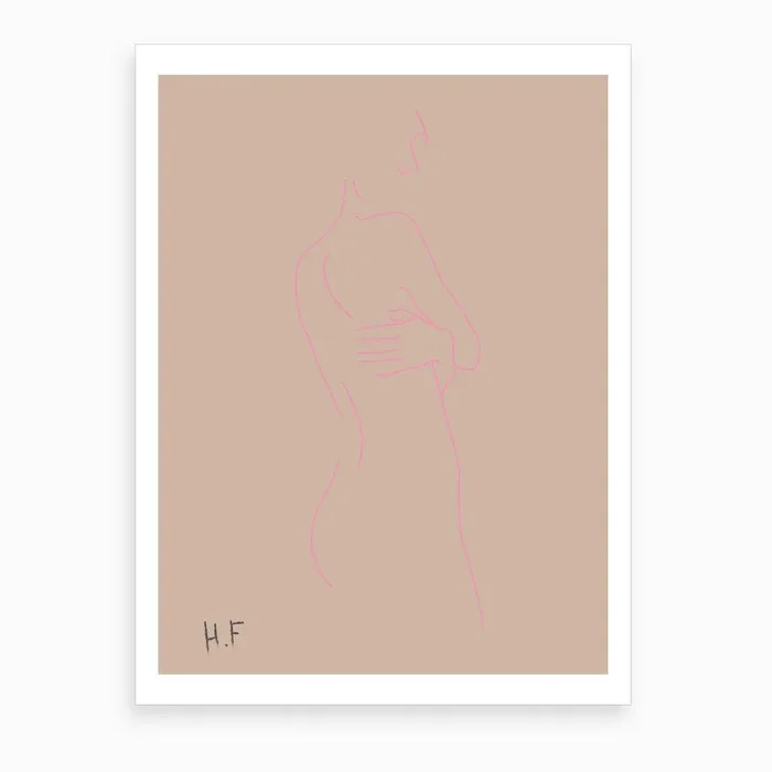 Nude 02 Art Print by Hayley Frank art