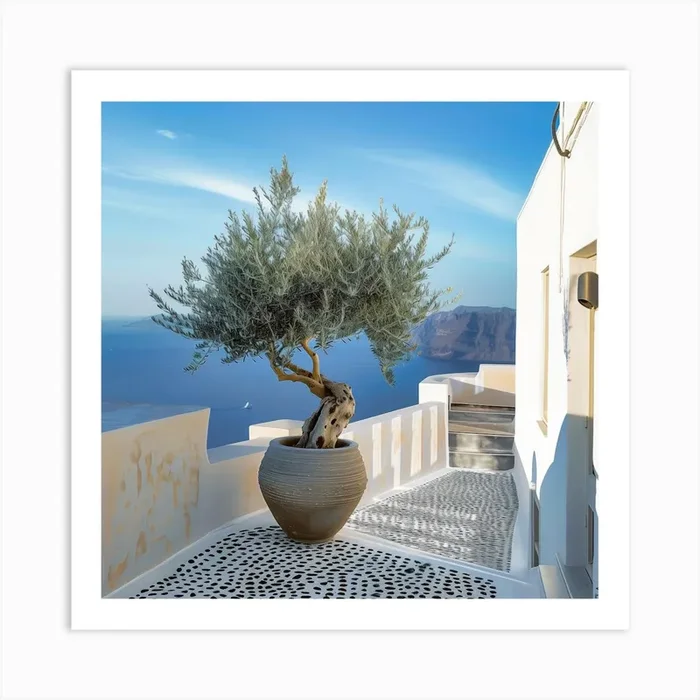 Olive Tree In The Morning (I) Art Print by Stanislav Lvovsky