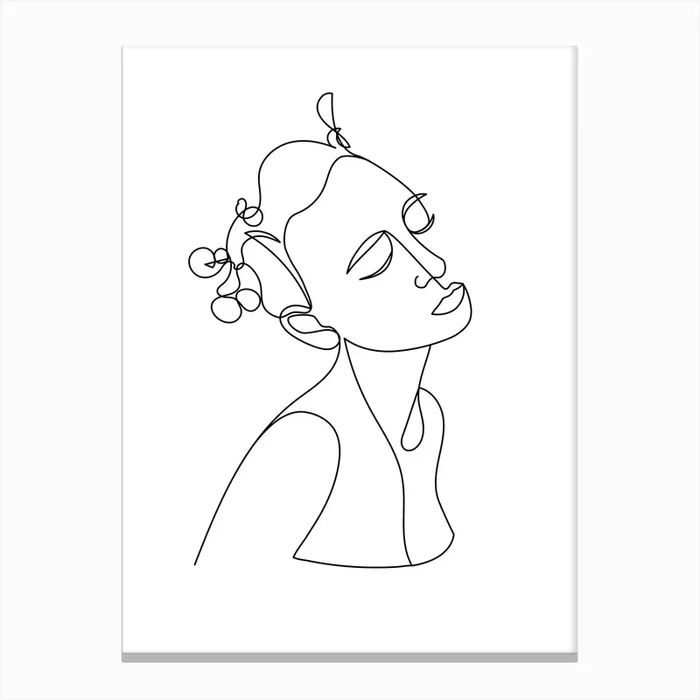 Ophelia Canvas Print by Julia Hariri