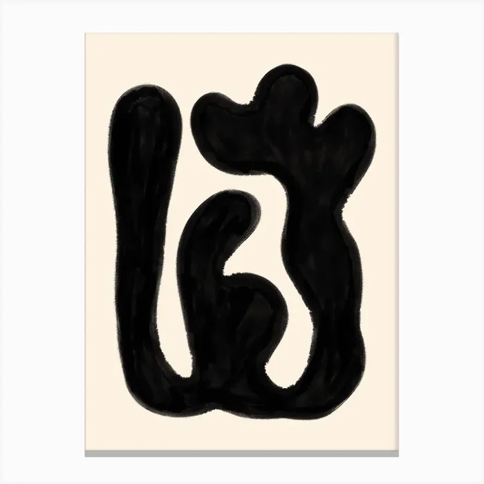 Organic Shape XII Canvas Print by The Project Noon