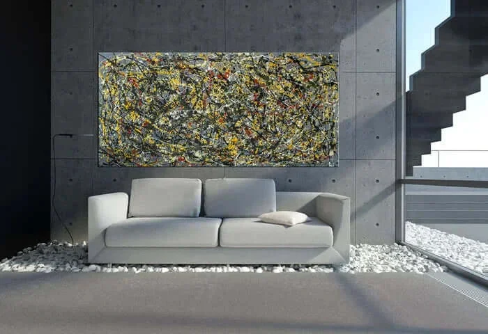 Original Paintings | One of a Kind | Jackson Pollock Style | Large Modern Art – Vintage Beauty 120