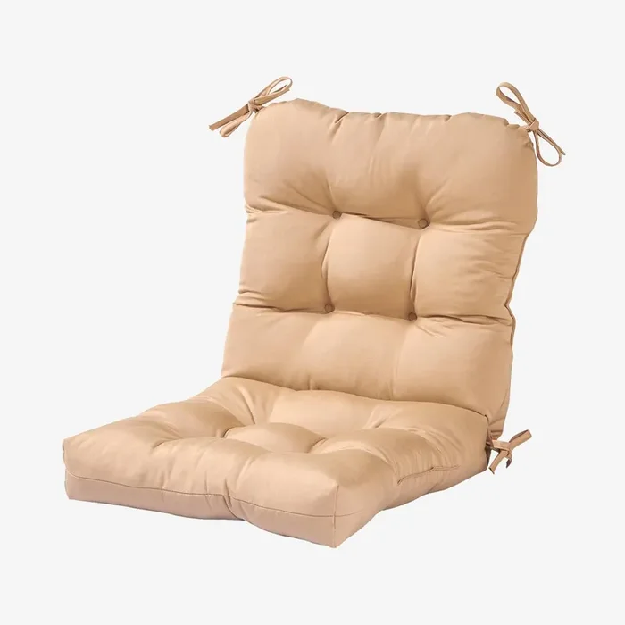 Outdoor Seat / Back Chair Cushion – Stone by The Cozy Cloth