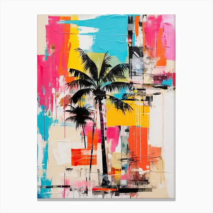 Palm Tree 5 Canvas Print by Art-Syndicate
