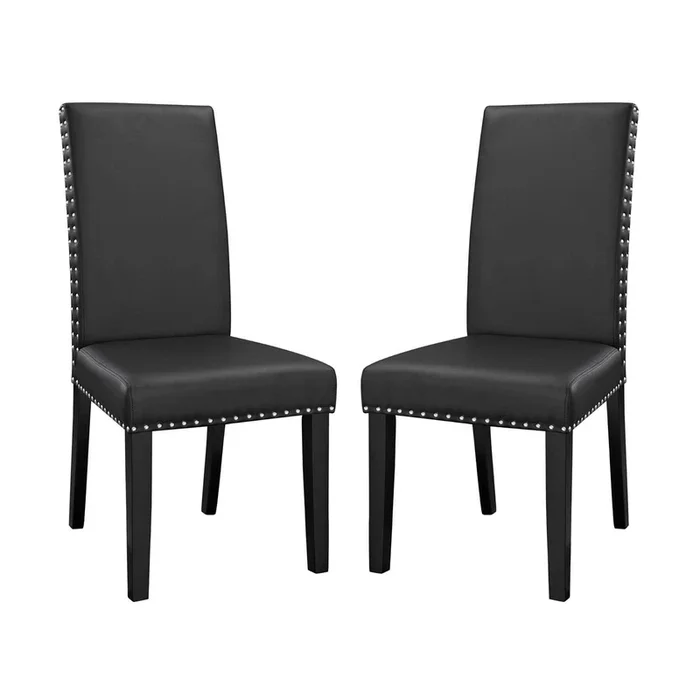 Parcel Vinyl Dining Side Chair Set of 2