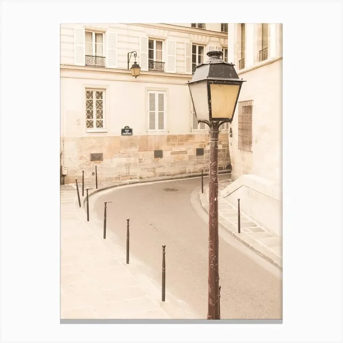 Paris Street Canvas Print by Nina’s Clicks