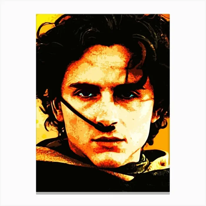 paul atreides dune movie 24 Canvas Print by ontoseno