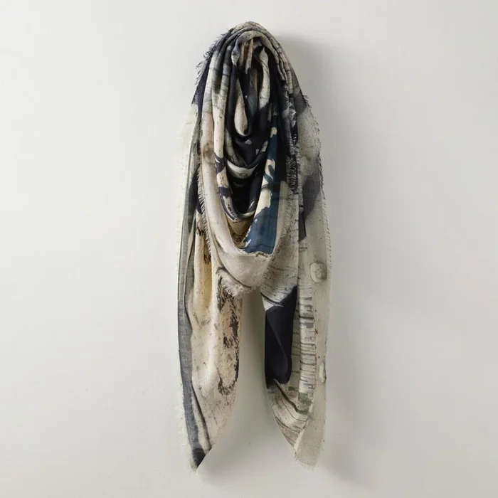 Peninsula Scarf – Black/Neutral