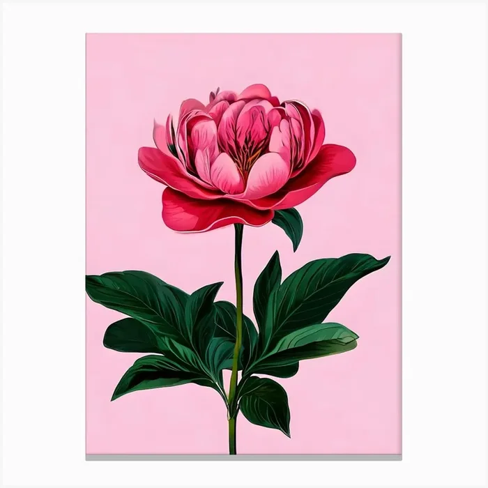 Peony 1 Canvas Print by Art shop