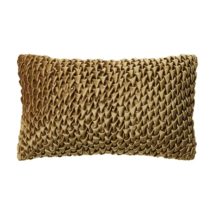 Persian Velvet Long Cushion Gold